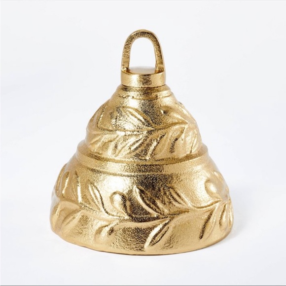 Studio McGee Cast Brass Bell Figural - Threshold - Picture 1 of 6